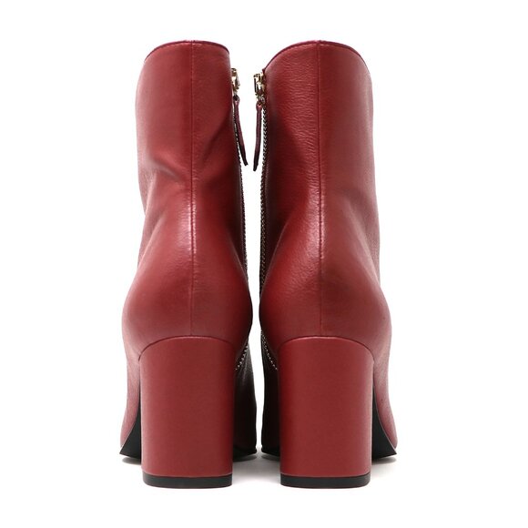 Sylven New York Jayne Apple Leather Boot - Red and Black (US 7.5) - Picture 6 of 9
